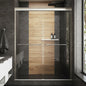 Strada Brushed Nickel Bypass Sliding Shower Door (NJ)