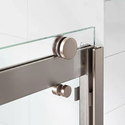 Mara Brushed Nickel Bypass Sliding Shower Door including Installation (NJ)