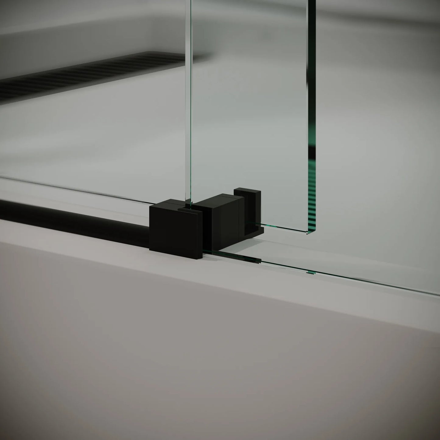 Cosmo Matte Black Sliding Shower Door including Installation (NJ)