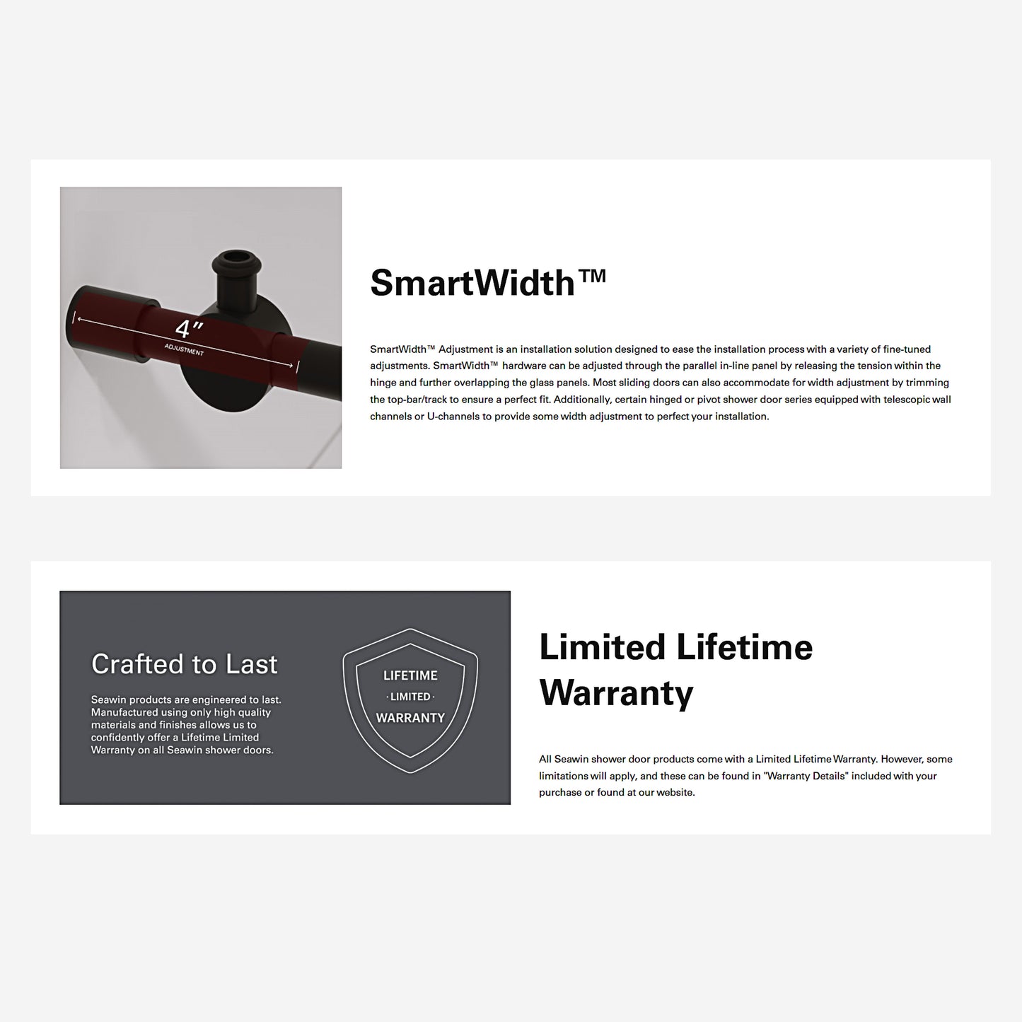 Hugo Satin Gold Sliding Shower Door including Installation (NJ)