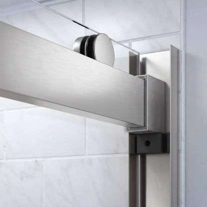 Strada Light Polished Chrome Sliding Shower Door including Installation (NJ)