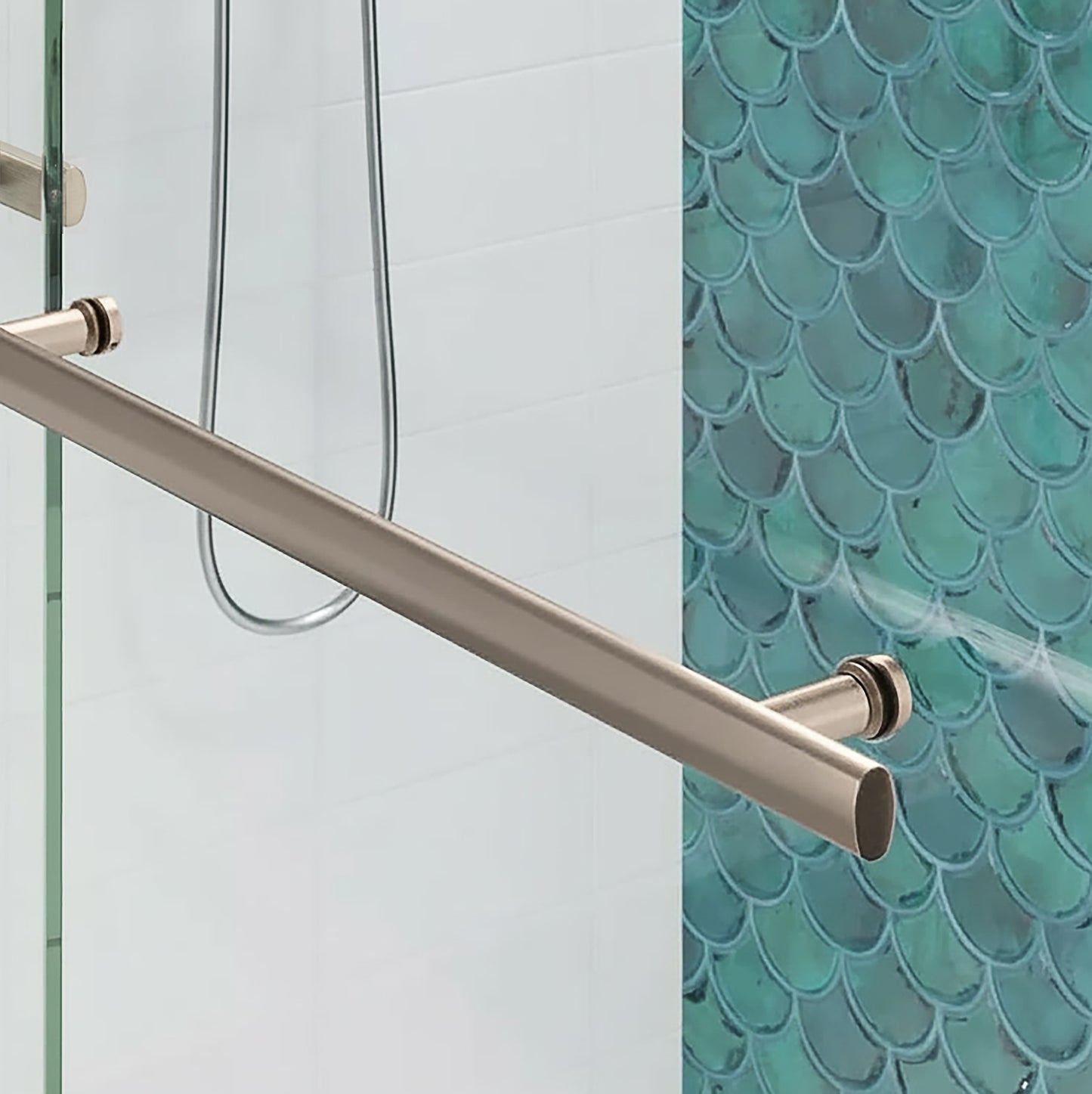 Mara Brushed Nickel Bypass Sliding Shower Door including Installation (NJ)