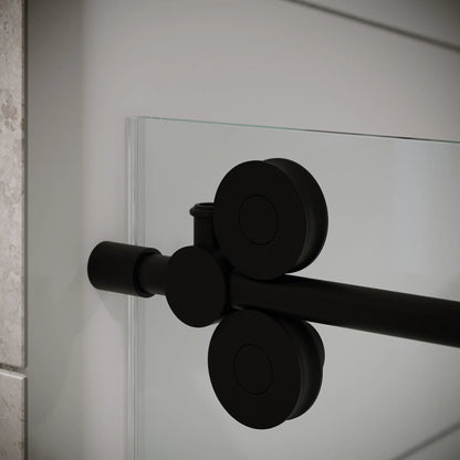 Cosmo Matte Black Sliding Shower Door including Installation (NJ)