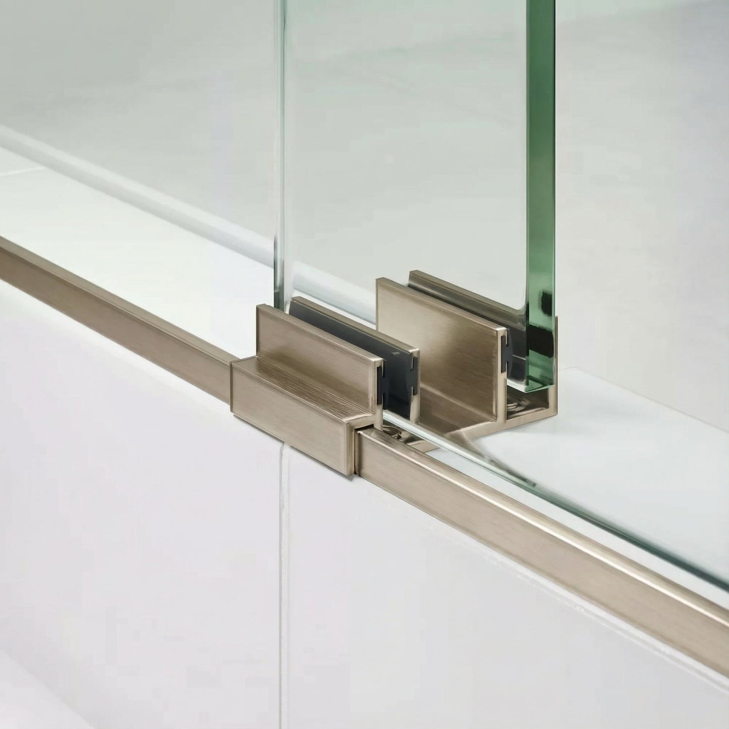 Mara Brushed Nickel Bypass Sliding Shower Door including Installation (NJ)
