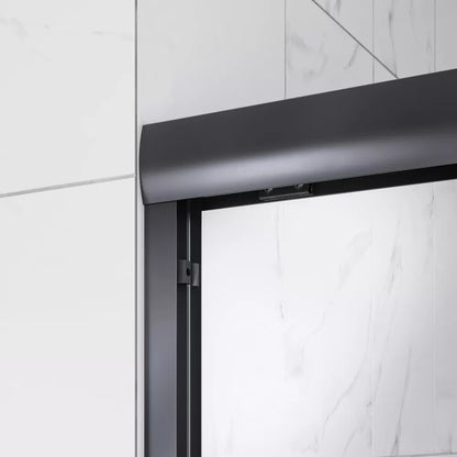 Strada Matte Black Bypass Sliding Shower Door including Installation (NJ)