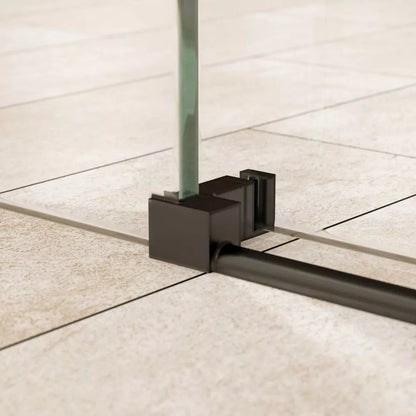 Hugo Matte Black Sliding Shower Door (NJ)