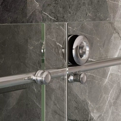 Hugo Polished Stainless Sliding Shower Door including Installation (NJ)