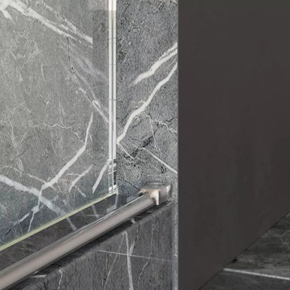 Hugo Polished Stainless Sliding Shower Door including Installation (NJ)
