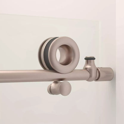 Crystal Brushed Stainless Sliding Shower Door (NJ)