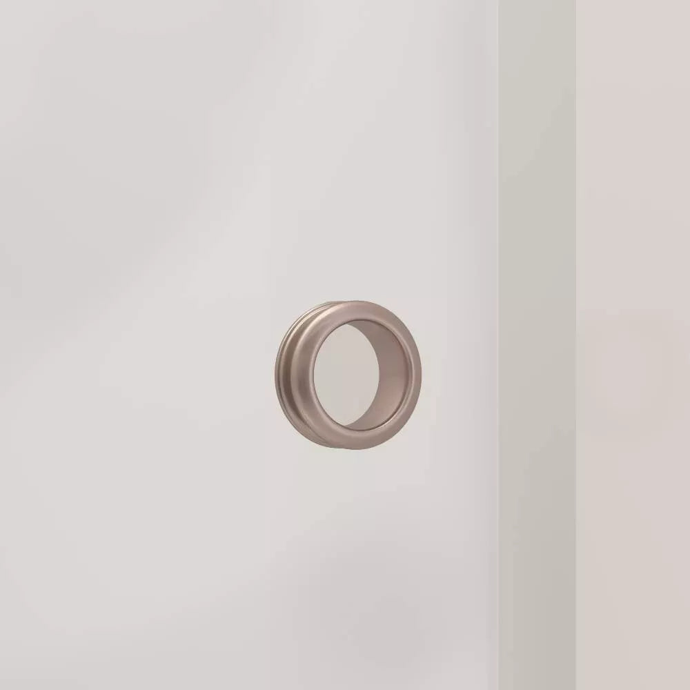 Crystal Brushed Stainless Sliding Shower Door (NJ)