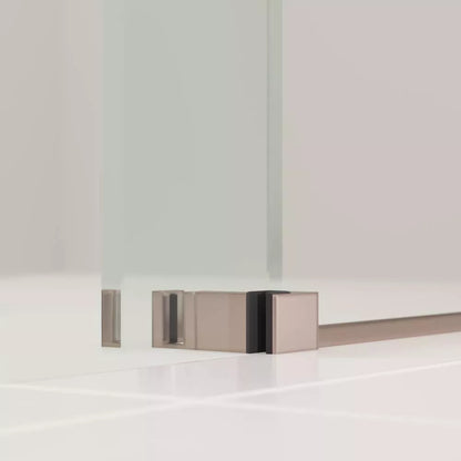 Crystal Brushed Stainless Sliding Shower Door (NJ)