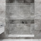Crystal Polished Stainless Sliding Shower Door (NJ)