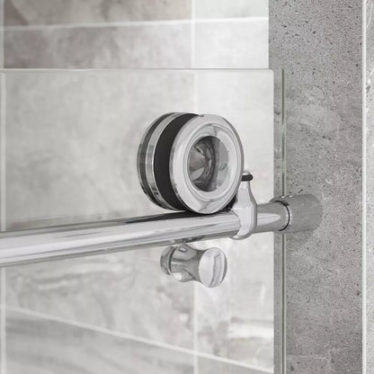Crystal Polished Stainless Sliding Shower Door (NJ)
