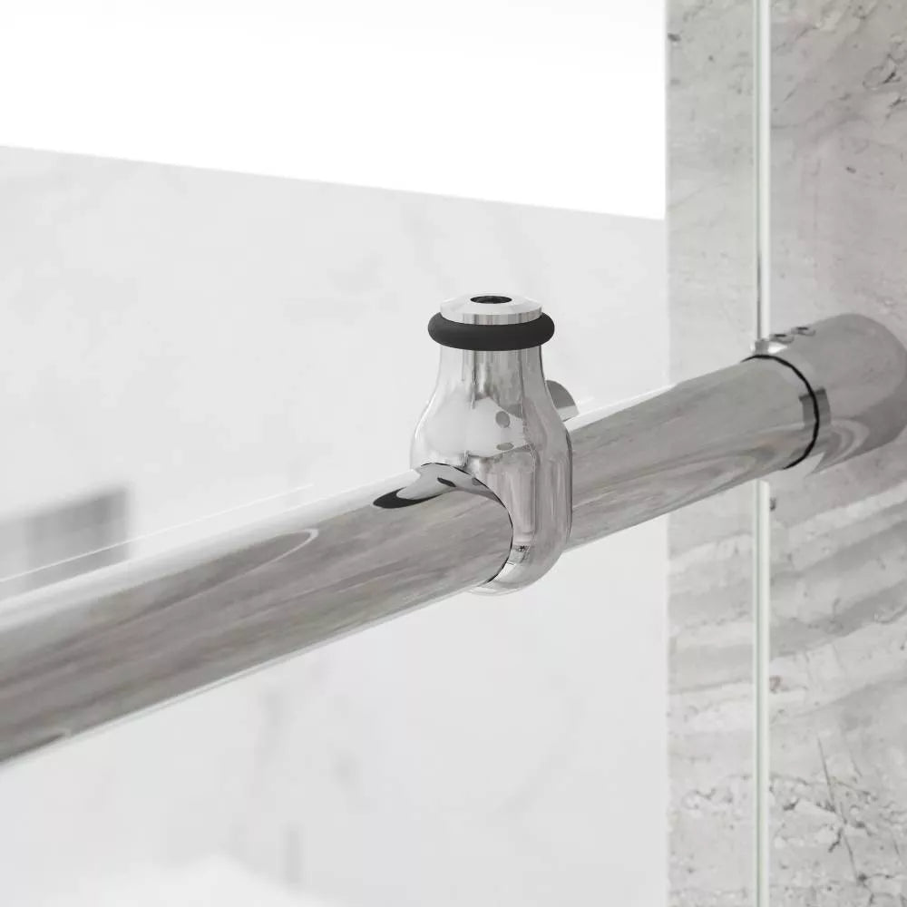 Crystal Polished Stainless Sliding Shower Door (NJ)