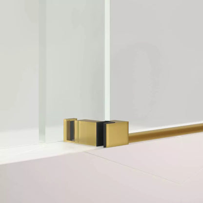 Crystal Satin Gold Sliding Shower Door including Installation (NJ)