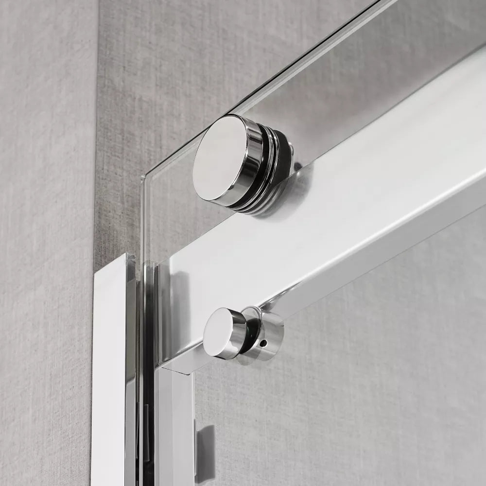 Mara Polished Chrome Bypass Sliding Shower Door (NJ)