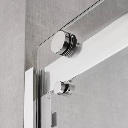 Mara Polished Chrome Bypass Sliding Shower Door (NJ)
