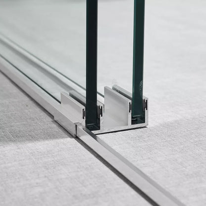 Mara Polished Chrome Bypass Sliding Shower Door (NJ)