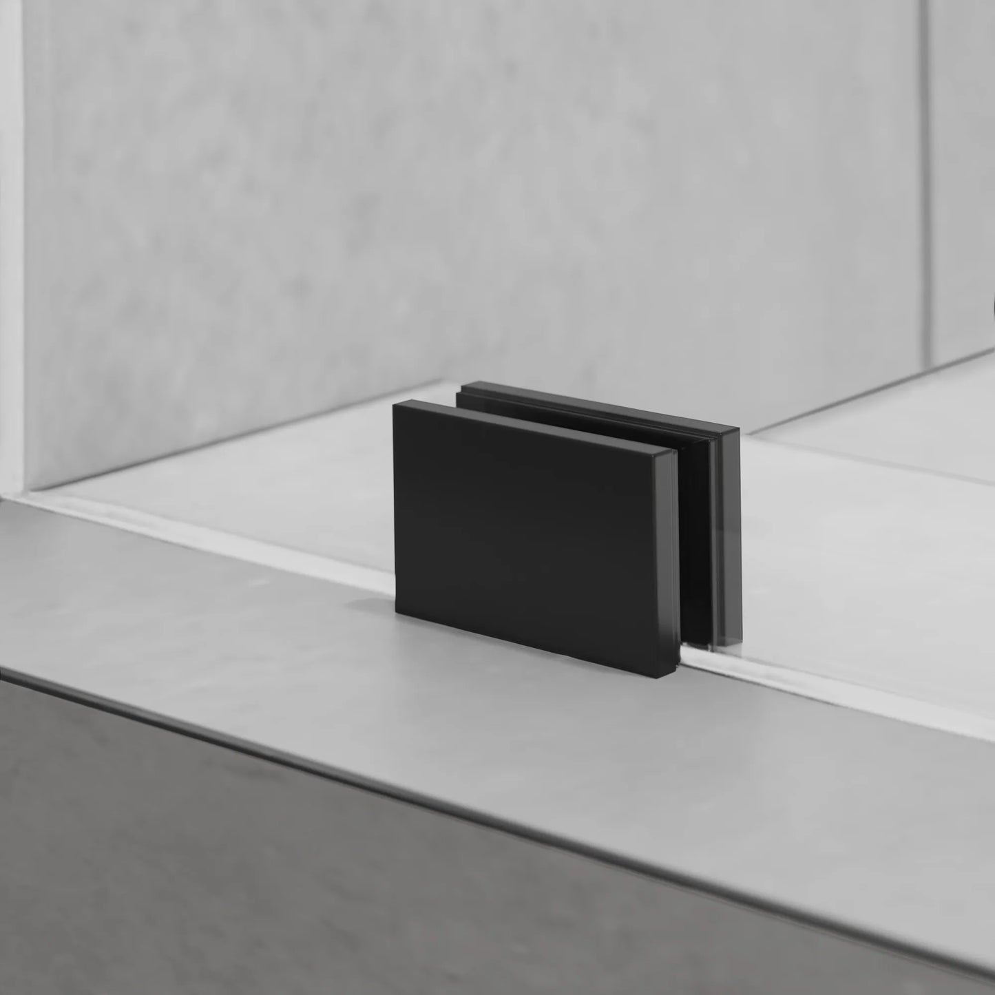 Diamond Matte Black Sliding Shower Door including Installation (NJ)