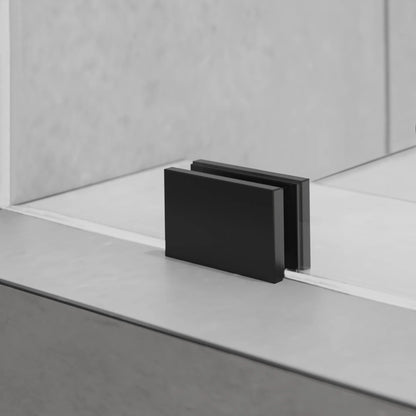 Diamond Matte Black Sliding Shower Door including Installation (NJ)