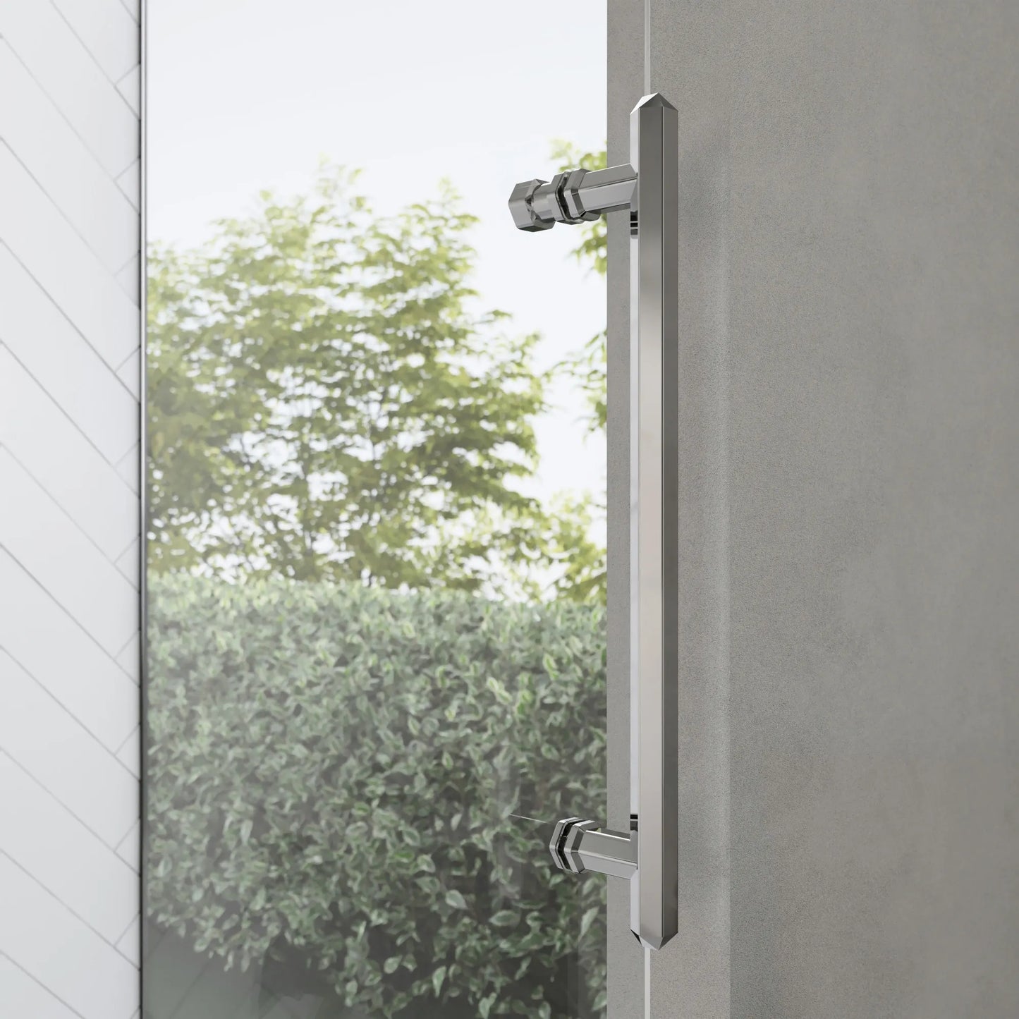 Diamond Polished Stainless Sliding Shower Door including Installation (NJ)