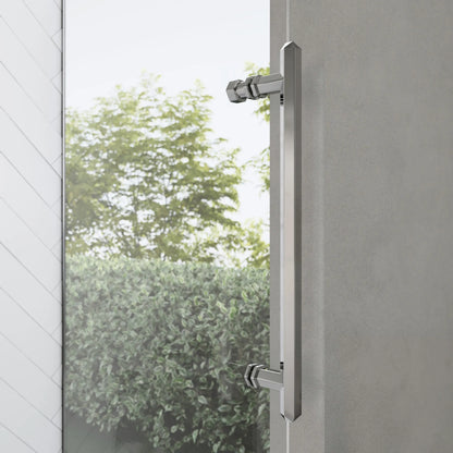 Diamond Polished Stainless Sliding Shower Door including Installation (NJ)