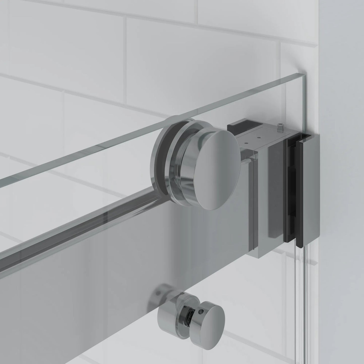 Verona Air Polished Chrome Bypass Sliding Shower Door including Installation (NJ)