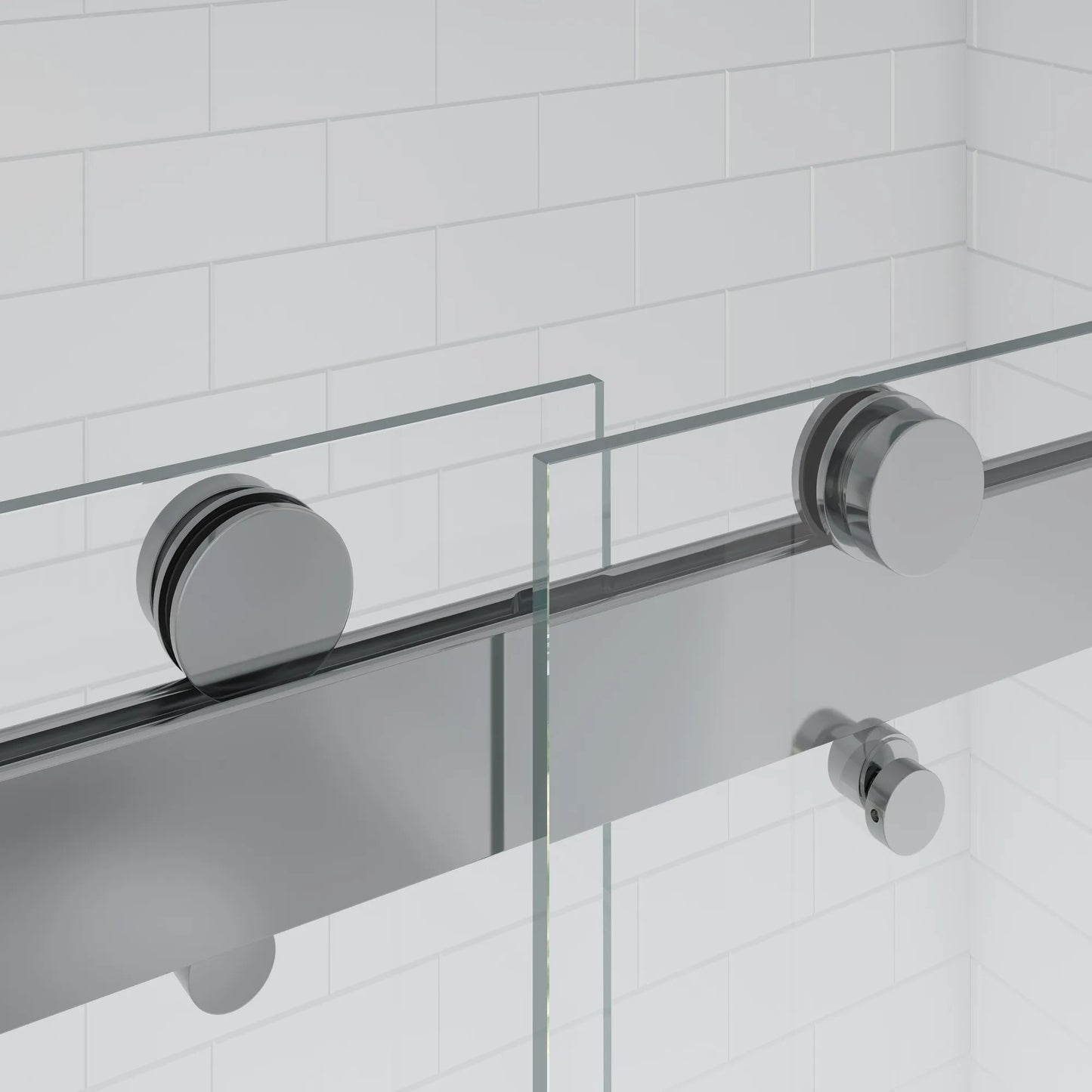 Verona Air Polished Chrome Bypass Sliding Shower Door including Installation (NJ)