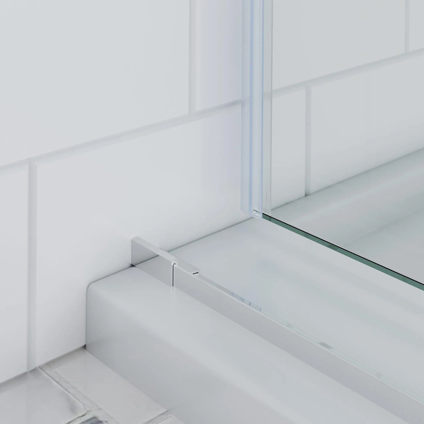 Verona Air Polished Chrome Bypass Sliding Shower Door including Installation (NJ)