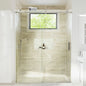 Alumni Polished Stainless Sliding Shower Door (NJ)