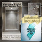 Verona Light Brushed Nickel Bypass Sliding Shower Door including Installation (NJ)