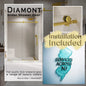Diamond Satin Gold Sliding Shower Door including Installation (NJ)