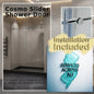 Cosmo Polished Stainless Sliding Shower Door including Installation (NJ)