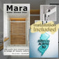 Mara Polished Chrome Bypass Sliding Shower Door including Installation (NJ)