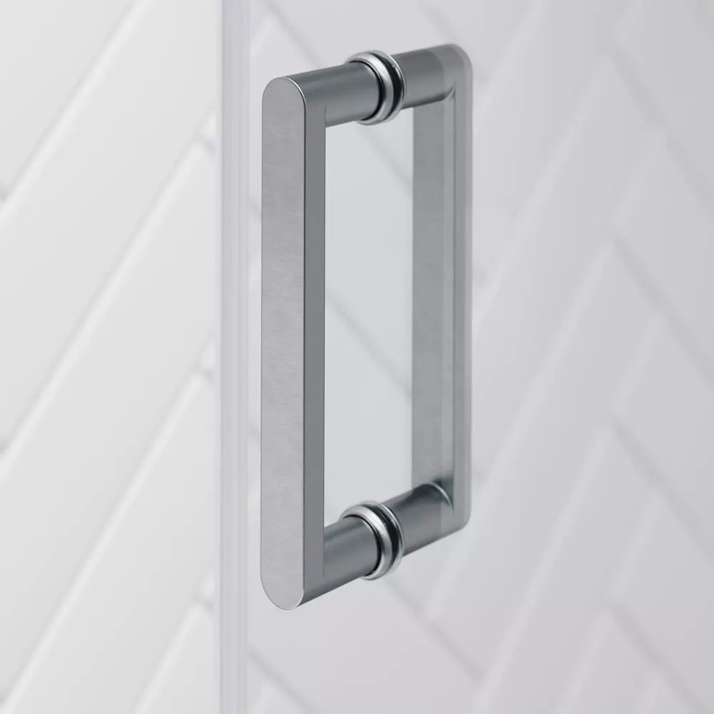 Alumni Brushed Stainless Sliding Shower Door including Installation (NJ)