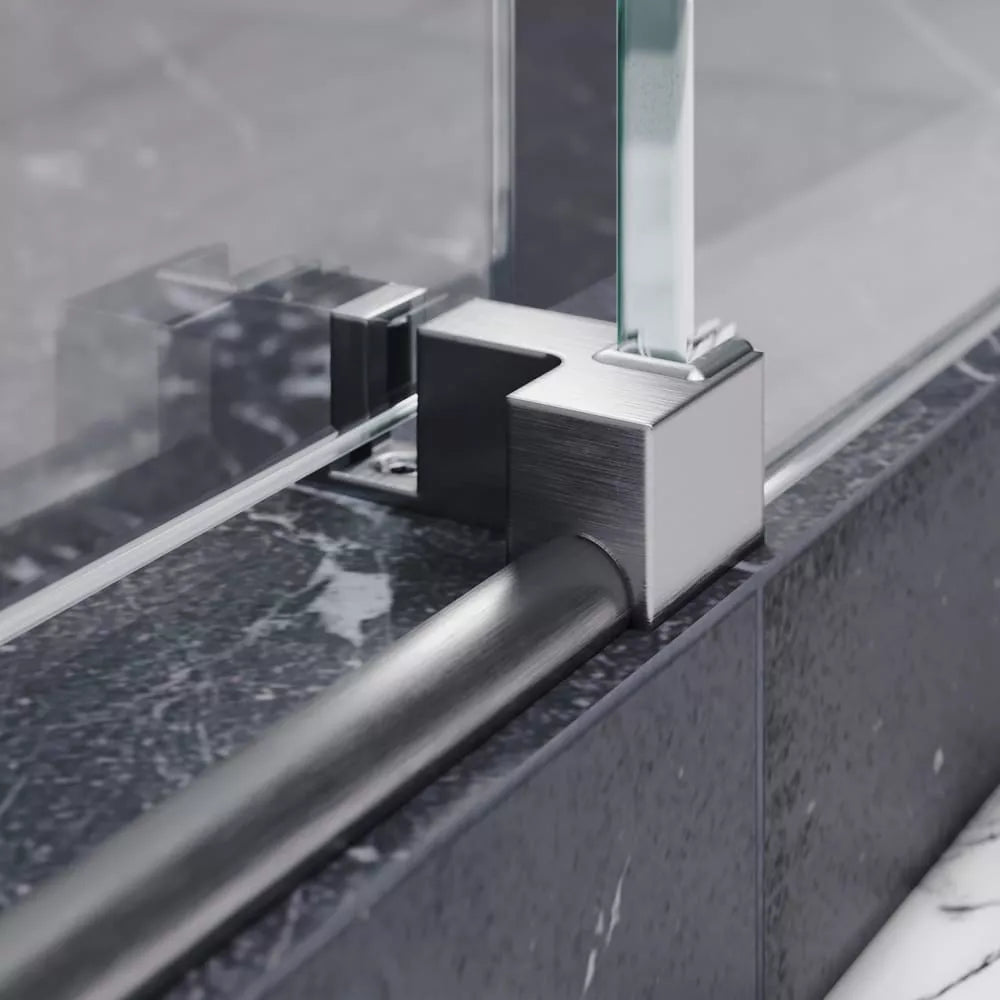 Alumni Brushed Stainless Sliding Shower Door including Installation (NJ)