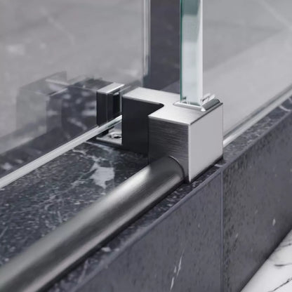 Alumni Brushed Stainless Sliding Shower Door including Installation (NJ)