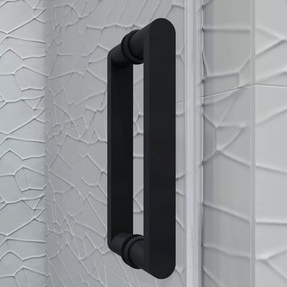 Alumni Matte Black Sliding Shower Door (NJ)