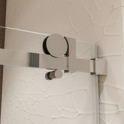Alumni Polished Stainless Sliding Shower Door (NJ)