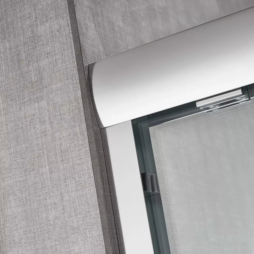 Strada  Polished Chrome Bypass Sliding Shower Door including Installation (NJ)