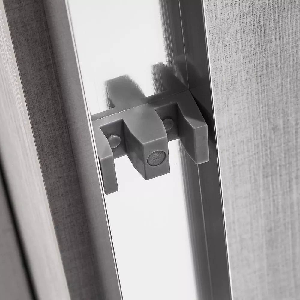 Strada  Polished Chrome Bypass Sliding Shower Door including Installation (NJ)